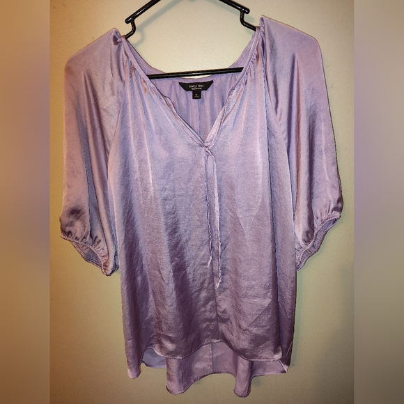 Simply Vera Vera Wang Tops - Simply Vera Vera Wang Lavender Blouse